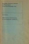 Hofstee, E.W. - Milieubederf en milieubeheersing als maatschappelijke verschijnselen, poging tot een overzicht van de maatschappij-wetenschappelijke problematiek van een actueel onderwerp
