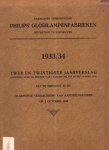 Philips - Philips 22e Jaarverslag  1933-1934
