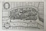 Guicciardini, Lodovico (1521-1589) - [Antique city view Heukelum, 1652] Hoeckelum, published 1652, 1 p.