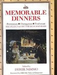 Nimmo, Derek - Memorable Dinners Nimmo, Derek - Memorable Dinners