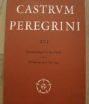 CASTRUM PEREGRINI. - Castrum Peregrini 41. Jahrgang 1992 - Heft 201. Gesamt-Regisrer der hefte 1 - 200.