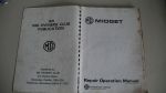 MG owners club publication- SWAVESEY - MG Midget - REPAIR OPERATION  MANUAL