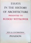 Fraser, Douglas & Howard Hibbard & Milton J. Lewine - Essays in the history of architecture presented to Rudolf Wittkower on his sixty-fifth birthday