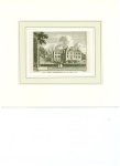 Spilman, Hendrik - Het Huis Zoestdyk van eene andere zyde. Originele kopergravure