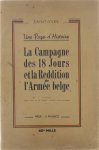 Saint-Yves - Une page d'histoire: La campagne des 18 jours et la reddition de l'armée belge