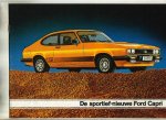  - FORD CAPRI fabrieksfolder, 13 pagina's