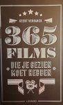 VERBANCK Geert - 365 films die je moet gezien hebben