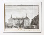 Spilman, Hendricus (1721-1784) after Beijer, Jan de (1703-1780) - 't Huis Eeze bij Almen. 1743.