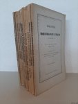 Moltzer, Mr. H.E. (onder redactie van) - Bibliotheek van Middelnederlandsche Letterkunde (11 afleveringen in 10 volumes)