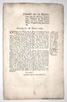STAATEN VAN HOLLAND EN WEST-VRIESLAND, - Extract uit de resolutien van de Heeren Staaten van Holland en West-Vriesland, in haar Edele Groot Mog. vergadering genomen op Woensdag den 26 February 1755: Missive van Commissarissen tot de Zeeweeringen aan de Helder, Texel en Ter-Schelling,...