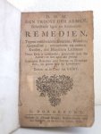 Simons, Guilliame. - Den troost der armen, Behelsende ligte en souvereine remedien, tegens verscheidene ziektens, wonden, gezwellen, verouderde en andere kwalen, des menschens lichaams.
