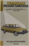 P.H. Olving - Vraagbaak Volkswagen Passat / Santana, Benzine en Dieselmodellen 1981-1986 (met alle afstelgegevens)