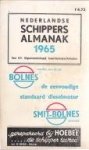  - Nederlandse Schippers-almanak voor het jaar 1969. Jaarboekje der Koninklijke Schippersvereniging Schuttevaer" 69e jaargang"