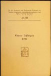 collectief - Gentse bijdragen 1970  - uit het seminarie voor Nederlandse Taalkunde en Vlaamse Dialektologie van de Rijksuniversiteit te Gent, XXVII