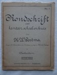 Postma, H.W.. - Rondschrift voor kantoor, school en huis.
