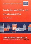 Drent-Bilthoven, J. - Hotels, motels en restaurants in Nederland