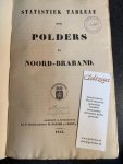 GEUS, A.DE.,VAN RAPPARD, E.C.B., - Statistiek tableau der polders in Noord-Braband.