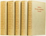 HIRSCH, E. - Geschichte der neuern evangelischen Theologie im Zusammenhang mit den allgemeinen Bewegungen des europäischen Denkens. 5 volumes.