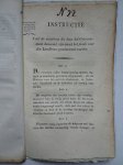 No author. - Besluit van den 15 April 1814, no. 5, houdende bepalingen omtrent de regeling der borgtogten, door comptabele ambtenaren, tot securiteit van den lande te presteren/ Instructie voor de veeartsen die door het Gouvernement benoemd zijn en uit het...