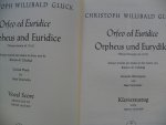 Moehn Heinz ( Klavierauszug+ Vocal Score) - Gluck  Orfeo ed Euridici  Azione teatrale per musica in drei akten
