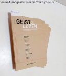 Benke, Christoph (Red.) und Anna Albinus (Red.): - Geist und Leben [2017]