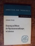 Pfeifer, Gerhard - Ursprung und Wesen der Hypostasenvorstellungen im Judentum