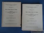 van Leckwyck, William. - Étude du gisement houiller de la Campine: contribution à l'étude stratigraphique et paléontologique du Westphalien B inférieur: la zone d'Asch. [2 volumes.]