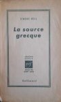 WEIL Simone - La source grecque