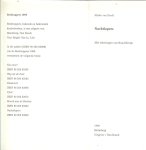 Hooft, M. 't  Met tekeningen van Ruud Bruijn - Nachtlopers