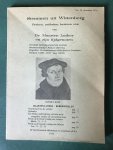 Luther, dr Maarten - Stemmen uit Wittenberg bundel 29 - Kerkpostillen oa 1/2 advent