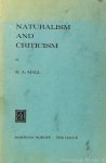 MALL, R.A. - Naturalism and criticism.