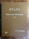 Grosjean, Ir. H C - 1933. Atlas, kennis van werktuigen. 3e deel.