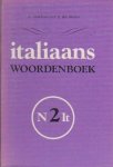 Lankhout, A. & J.E. Bas Backer - Italiaans Woordenboek; deel II Nederlands-Italiaans