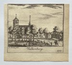 Abraham Zeeman (1695/96-1754) - Antique print, city view | Valkenburg, published 1727, 1 p.