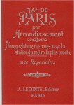 Leconte A. - Plan de Paris par Arrondissement Nomenclature des rues avec la station de m?tro la plus proche