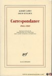CAMUS, Albert / GUILLOUX, Louis - Correspondance 1945-1959. Edition etablie, presentee et annote par Agnes Spiquel-Courdille CAMUS, Albert / GUILLOUX, Louis - Correspondance 1945-1959. Edition etablie, presentee et annote par Agnes Spiquel-Courdille