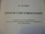 Florijn   H - Gedenkt der vorige dagen