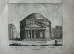 Schenck, Petrus [Pieter Schenk] - La Ritonda of het Pantheon van Agrippa 66. Originele kopergravure.