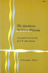Rhys, Davids T.W. - The Questions of King Milinda I