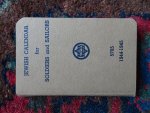  - JEWISH CALENDAR FOR SOLDIERS AND SAILORS 5704 / 1944-1945