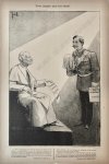 Braakensiek, Johan (1858-1940) - [Original lithograph/lithografie by Johan Braakensiek] Twee stappen naar het ideaal, 7 Juni 1891, 1 pp.