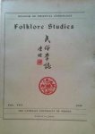 Hisayoshi, Takeda / Zacher, Joachim / Hiroji, Naoe - Folklore Studies Vol. VIII. Jahresbrauchtum im japanischen Dorf / Die Tempelanlagen im Richthofengebirge / Post-war Folklore Research Work in Japan