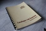  - CATALOGUS VAN KAARTEN 1980