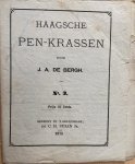 Bergh, J. A. de. - [History The Hague 1879] Haagsche pen-krassen, No. 3, ’s Gravenhage C. H. Susan Jr., 1879, p. 34-48.