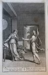 Louis Surugue (1686-1762) after Bernard Picart (1673-1733) - [Antique print, etching and engraving] The Annunciation, published ca. 1720.