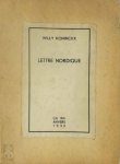 Willy Koninckx 154210 - Lettre Nordique