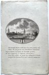 Van Ollefen, L./De Nederlandse stad- en dorpsbeschrijver (1749-1816). - [Original city view, antique print] De Stad Delft, engraving made by Anna Catharina Brouwer, 1 p.