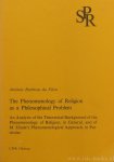 BARBOSA DA SILVA, A. - The phenomenology of religion as a philosophical problem. An analysis of the theoretical background of the Phenomenology of Religion, in general, and of M. Eliade's phenomenological approach, in particular.