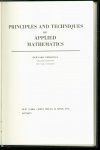 B Friedman - Principles and Techniques in Applied Mathematics