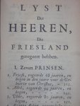J. van Leeuwen - It aade Friesche Terp of Kronyk der Geschiedenissen van de Vrye Friesen